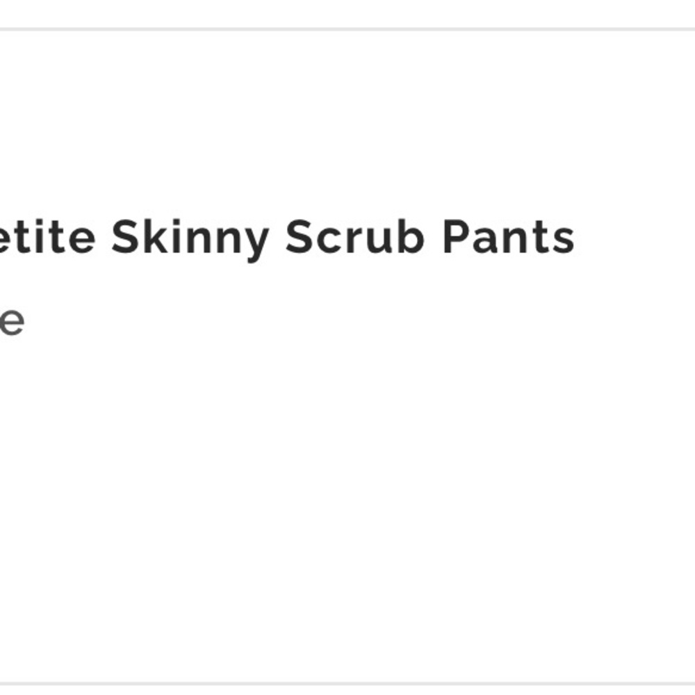 Figs Yola Skinny scrub pant in Lilac Dawn size medium petite - Picture 2 of 3